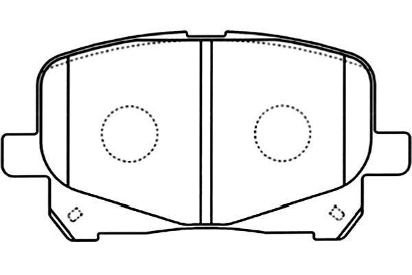 KAVO PARTS stabdžių trinkelių rinkinys, diskinis stabdys BP-9085